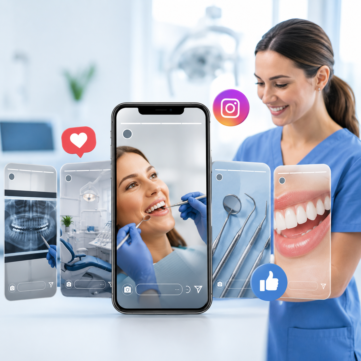 Associates and social media stories
