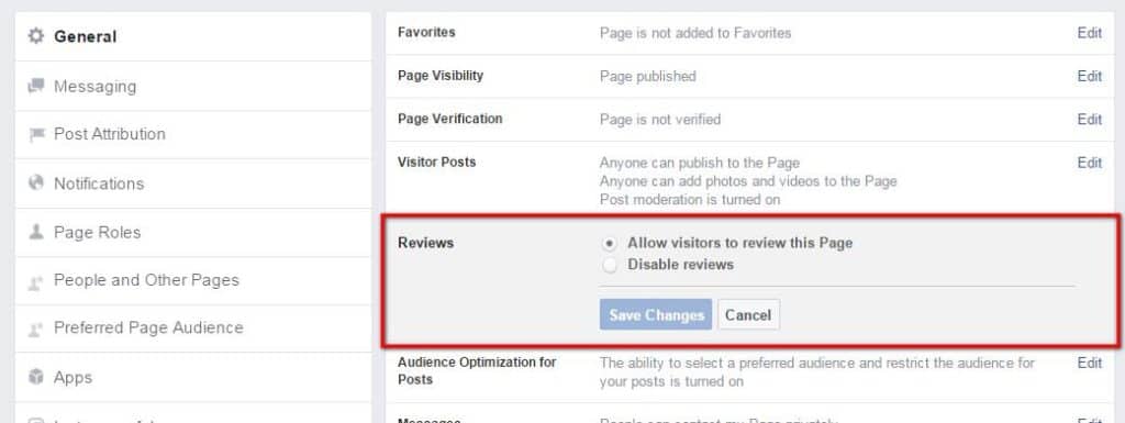 facebook negative review