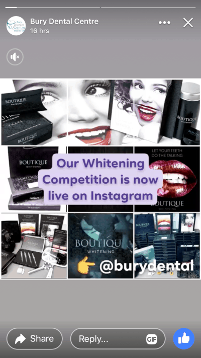 bury dental facebook story