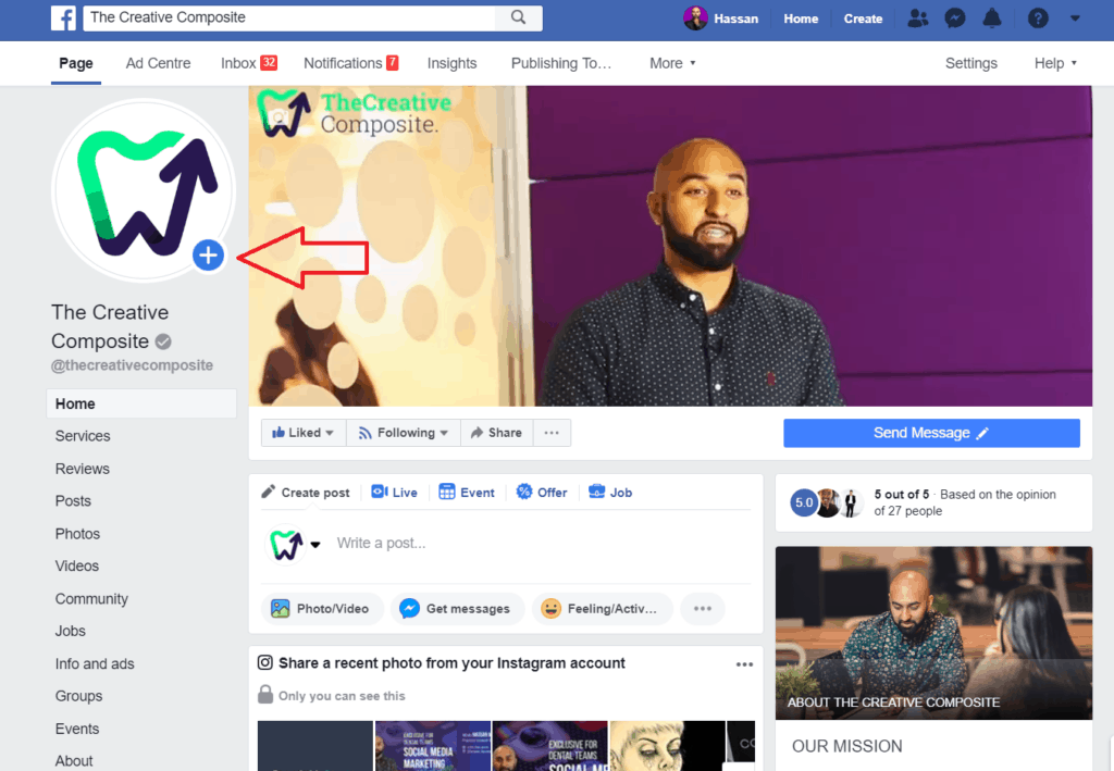 how to use facebook stories for dental