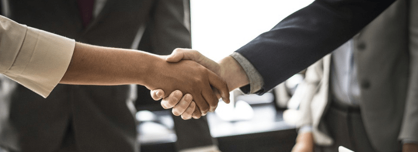 Handshake For Building Rapport