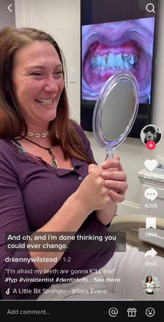 TikTok marketing for dentists