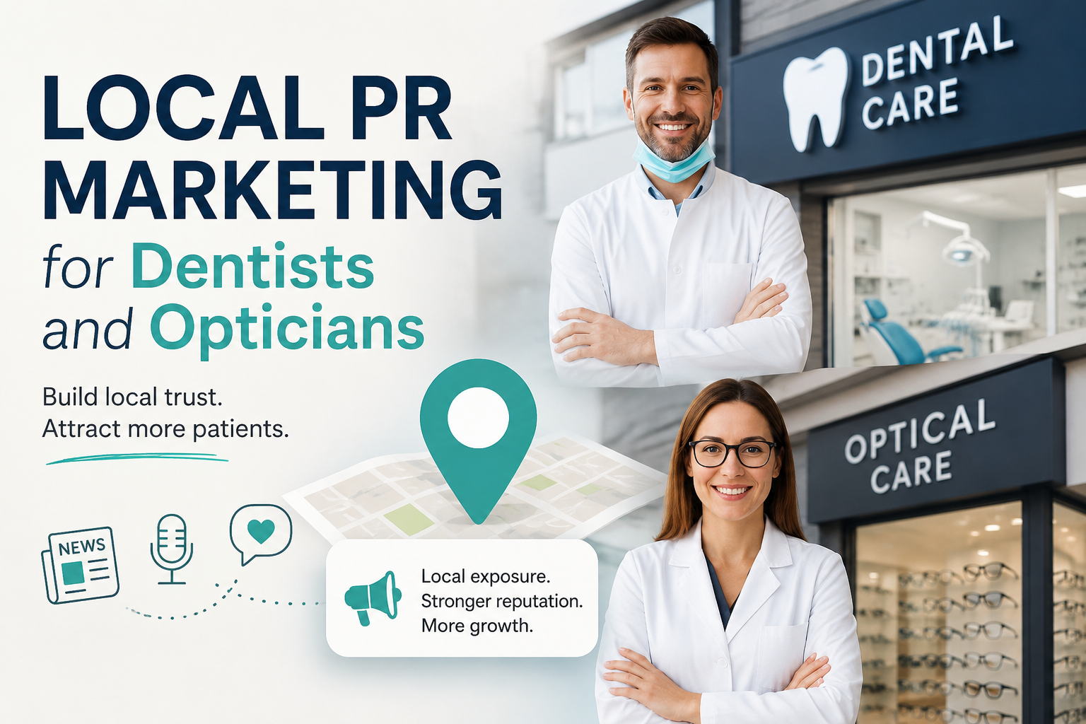 Local PR Marketing For Dentists & Opticians