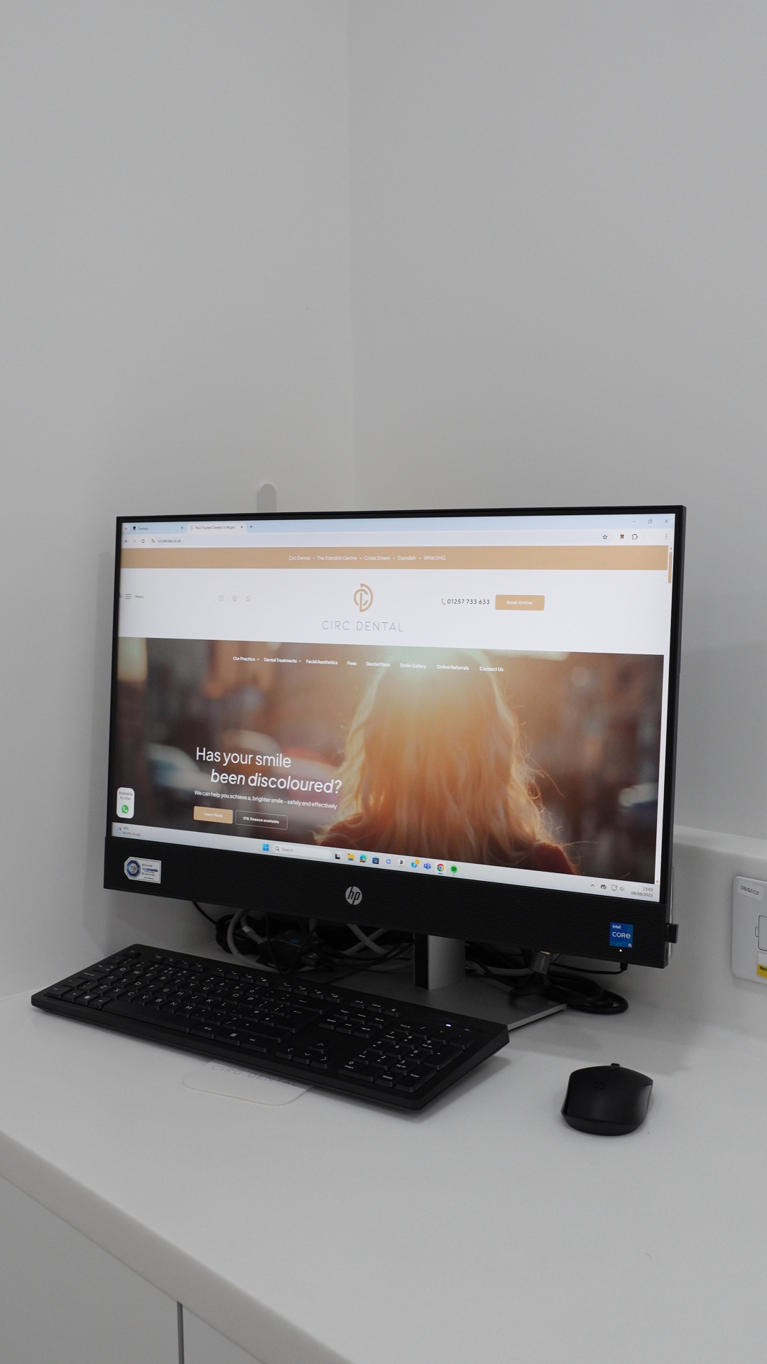 circ dental website design