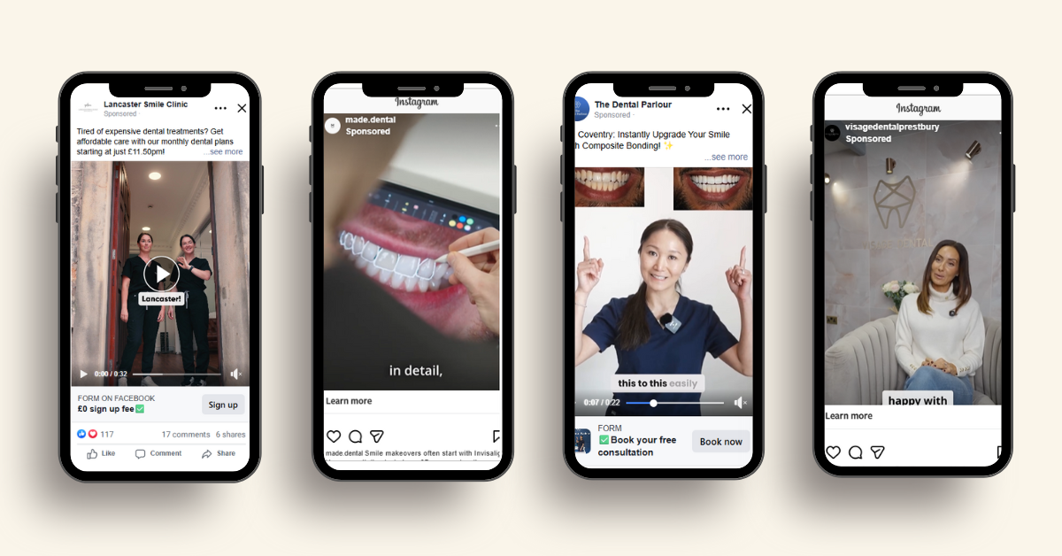 dental meta ads leads