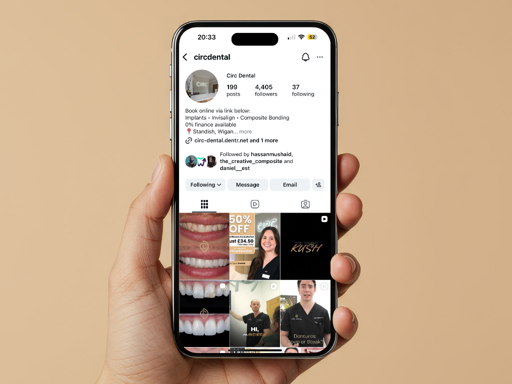 dentist social media marketing